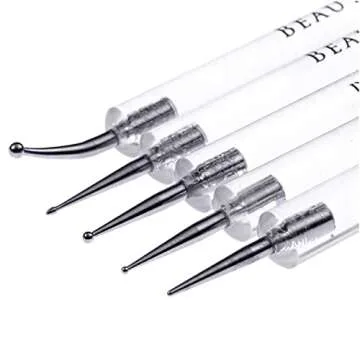 Beaute Galleria 5 Piece Dotting Pens for Nail Art