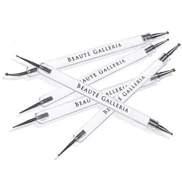Beaute Galleria 5 Piece Dotting Pens for Nail Art