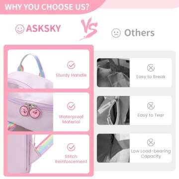 LISINUO Kids Backpack - Cute School Bag for Girls