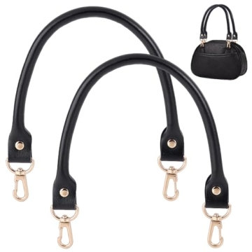 Premium Black Leather Purse Handles for Stylish Upgrades