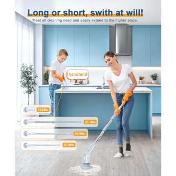 Airpher Electric Spin Scrubber - Finally Clean Your Home Easily!