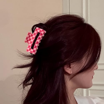 Stylish Valentine's Day Hair Clip for Women and Girls
