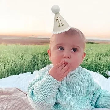 BOOMPA Boho 1st Birthday Hat for Special Celebrations