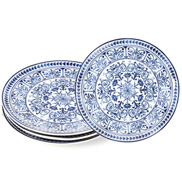 Sonemone Marrakesh Tile Floral Salad Plates Set of 4