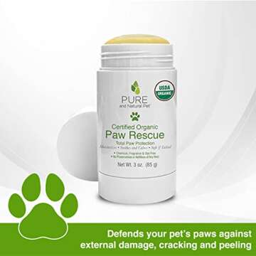 USDA Certified Organic Paw Rescue/Paw Balm for Happy Paws