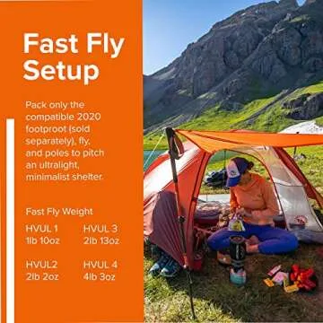 Big Agnes Copper Spur HV UL Backpacking Tent, 3 Person (Orange)