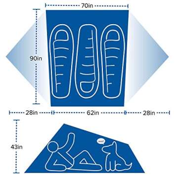 Big Agnes Copper Spur HV UL Backpacking Tent, 3 Person (Orange)