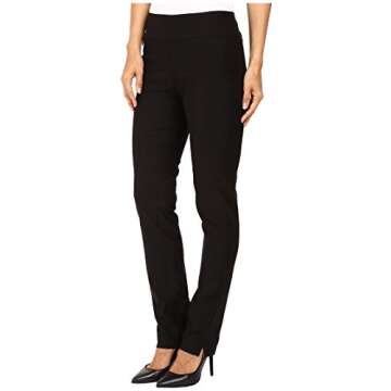Lisette L Montreal Solid Magical Lycra 31" Slim Pant Black