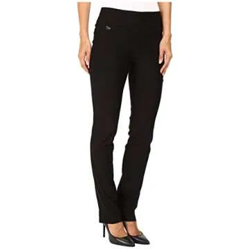 Lisette L Montreal Solid Magical Lycra 31" Slim Pant Black