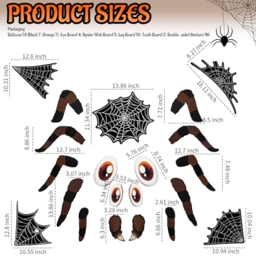 Spider Halloween Trunk or Treat Car Decorations Kit - Fun & Unique Halloween Decor