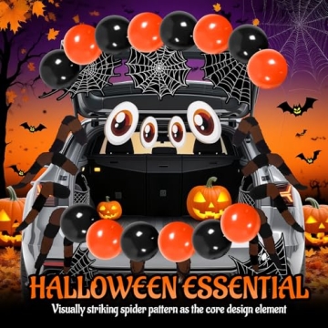 Spider Halloween Trunk or Treat Car Decorations Kit