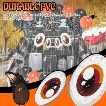 Spider Halloween Trunk or Treat Car Decorations Kit
