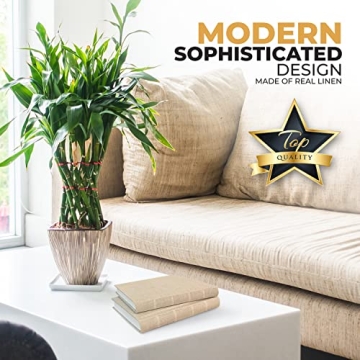 Textured Linen Home Decor Book for Elegant Interiors