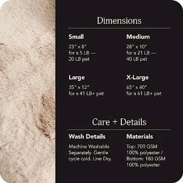 UnHide Floof Extra Soft Dog Bed - Medium & Washable