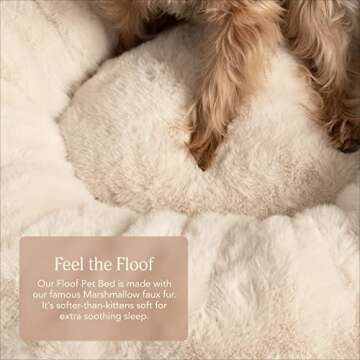 UnHide Floof Extra Soft Dog Bed - Medium & Washable