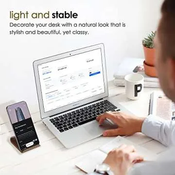 Stylish SAMDI Phone Stand for All Smartphones - Durable & Functional