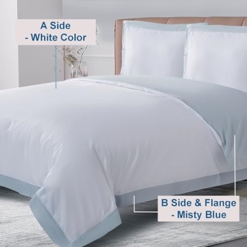 Luxury Long-Staple Cotton Duvet Cover Set - Soft Comfort