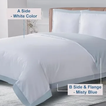 Luxury Long-Staple Cotton Duvet Cover Set - Soft Comfort