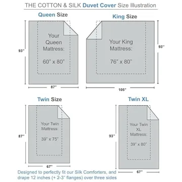 Luxury Long-Staple Cotton Duvet Cover Set - Soft Comfort