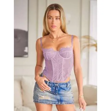 Dealmore Corset Top for Women | Stylish Night Out Wear