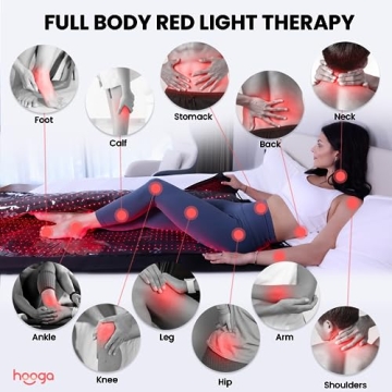 Hooga Red Light Therapy Blanket for Pain Relief and Wellness