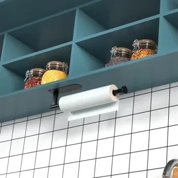 Versatile Stainless Steel Paper Towel Holder for Kitchen