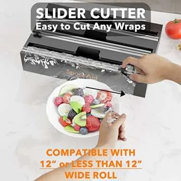 SpaceAid WrapNeat 3 in 1 Organizer for Kitchen Storage