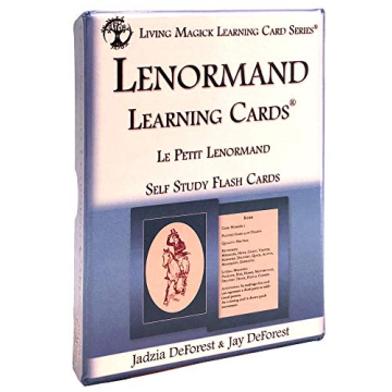 Living Magick Lenormand Learning Cards - Self Study Flash Cards by Jay & Jadzia Deforest