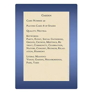 Living Magick Lenormand Learning Cards for Intuitive Growth