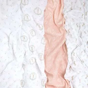 aden + anais Essentials Muslin Swaddle Blankets for Baby Girls and Boys, Newborn Receiving Blanket f...