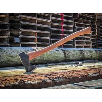 Council Tool 2 lb. Wood-Craft Pack Axe, 24" Hickory Handle, Made in The USA!