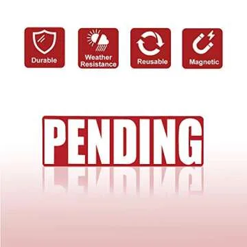 Pending Sign Rider for Realtors - Magnetic and Reusable