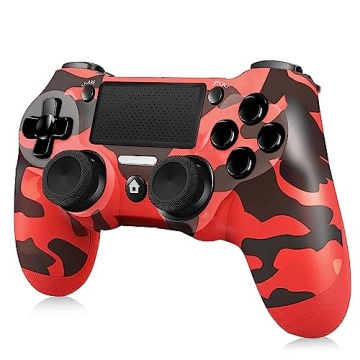 Qayacir Wireless Gaming Controller for PS4 with Dual Vibration Joystick