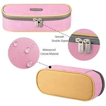 Homecube Big Capacity Pen Bag - Stylish Durable Organizer