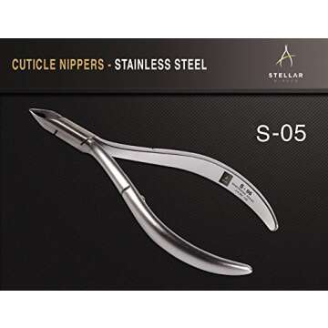 Stellar Stainless Steel Cuticle Nipper for Precise Grooming