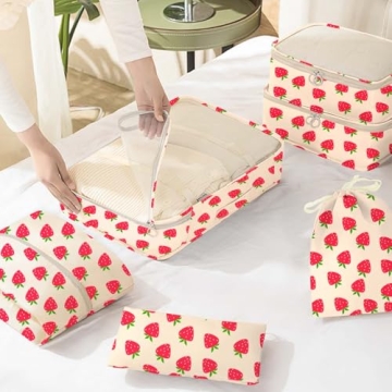 Stylish 8 Set Packing Cubes for Organized Travel