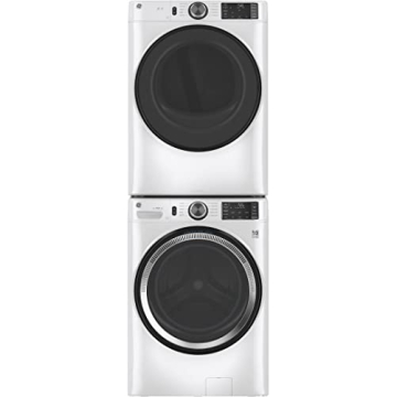 GE GFW550SSNWW 28" Front Load Washer with 4.8 cu. ft. Capacity UltraFresh Vent System with OdorBlock Microban Antimicrobial Technology and Built-in WiFi in White