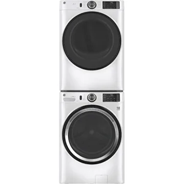 GE GFW550SSNWW 28" Front Load Washer with 4.8 cu. ft. Capacity UltraFresh Vent System with OdorBlock Microban Antimicrobial Technology and Built-in WiFi in White