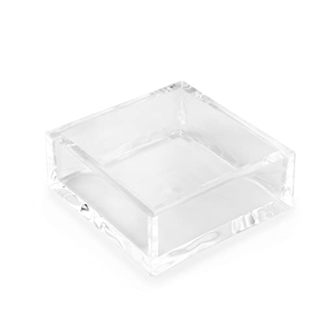 Huang Acrylic Clear Square Napkin Holder Elegant Durable