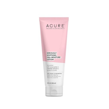 Acure 24HR Moisturizing Lotion - Soothing & Hydrating Unscented Body Lotion with Cocoa Butter & Coll...