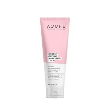 Acure 24HR Moisturizing Lotion - Soothing & Hydrating Unscented Body Lotion with Cocoa Butter & Coll...