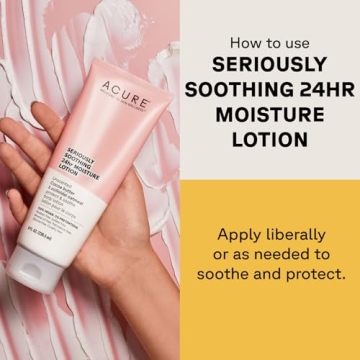 Acure 24HR Moisturizing Lotion - Soothing & Hydrating Unscented Body Lotion with Cocoa Butter & Colloidal Oatmeal - All Natural Moisturizer for Dry and Sensitive Skin - Vegan, Fragrance-Free, 8 Fl Oz