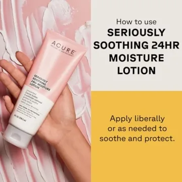 Acure 24HR Moisturizing Lotion - Soothing & Hydrating Unscented Body Lotion with Cocoa Butter & Colloidal Oatmeal - All Natural Moisturizer for Dry and Sensitive Skin - Vegan, Fragrance-Free, 8 Fl Oz