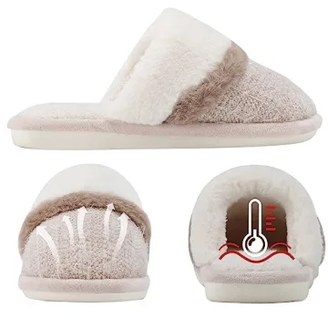 Cozy Women's Memory Foam Slippers for Home