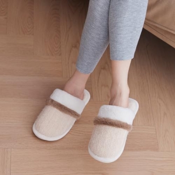 Cozy Women's Memory Foam Slippers for Home