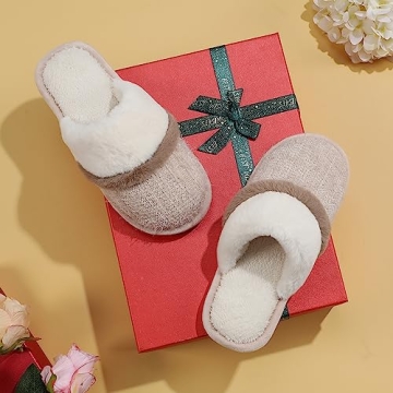 Cozy Women's Memory Foam Slippers for Home