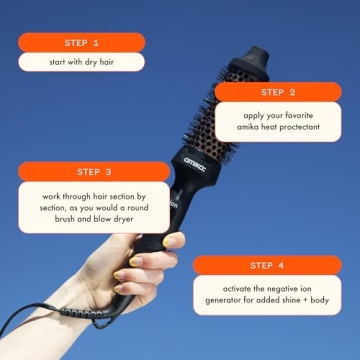 Amika Blowout Babe Thermal Brush for Effortless Styles
