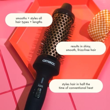 Amika Blowout Babe Thermal Brush for Effortless Styles