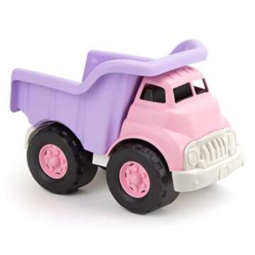 Green Toys Pink Dump Truck Made from Recycled Plastic