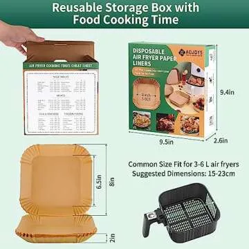 Air Fryer Liners - 150PCS Non-Stick Parchment Papers